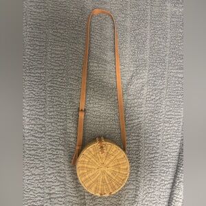 Universal Thread Tan Woven Crossbody Bag